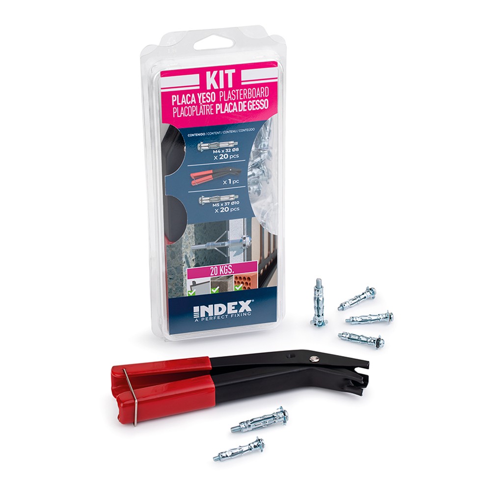 KITINPIN [KIT] Anclaje Indemoll para fijación en elementos huecos. Kit de tabiquería seca